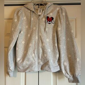 Disney women’s xs Minnie Mouse zipper hoodie